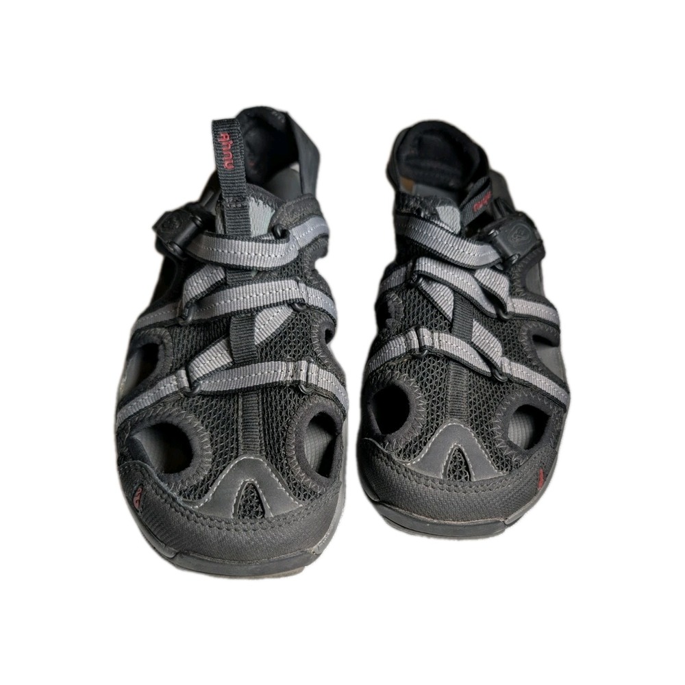 Ahnu Tilden IV Watersport Sandals Womens US 8 Black Gray Beach Hiking Walking